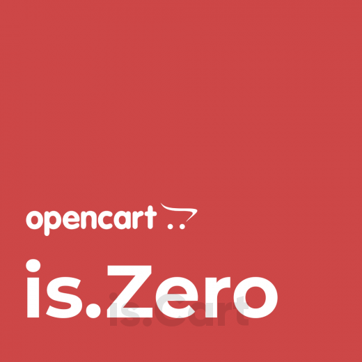 Сборка is.Cart с адаптивным шаблоном OpenCart is.Zero