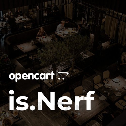 Готовый сайт is.Cart Nerf для кафе или ресторана